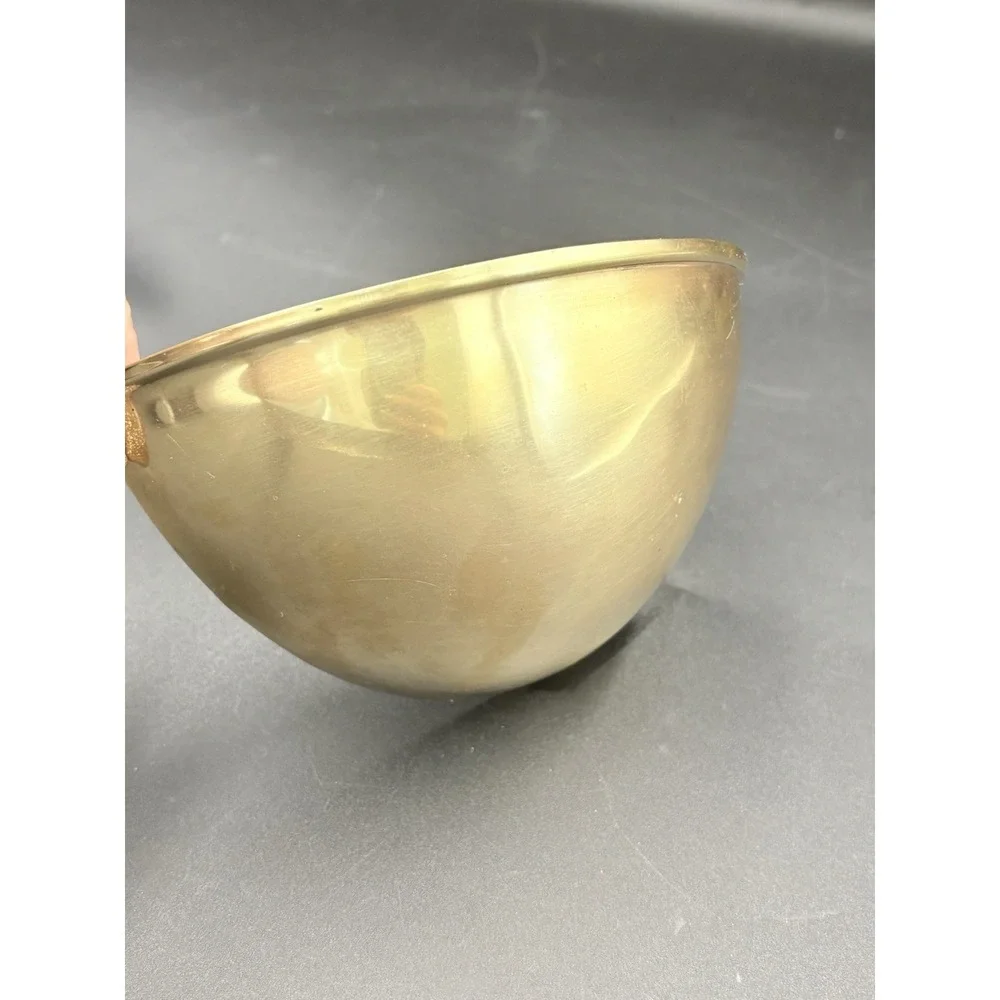 Vintage Brass Wall Pocket Planter Metal Decor 3